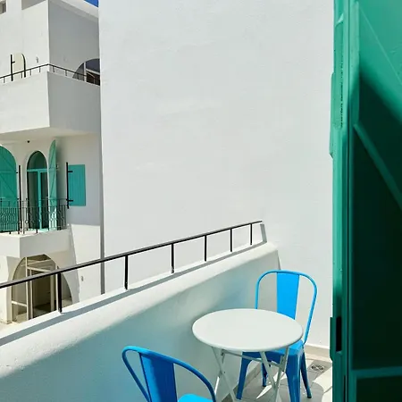 Sunset Santorini 5 Minutes Walking From The Sea Free Paking شقة